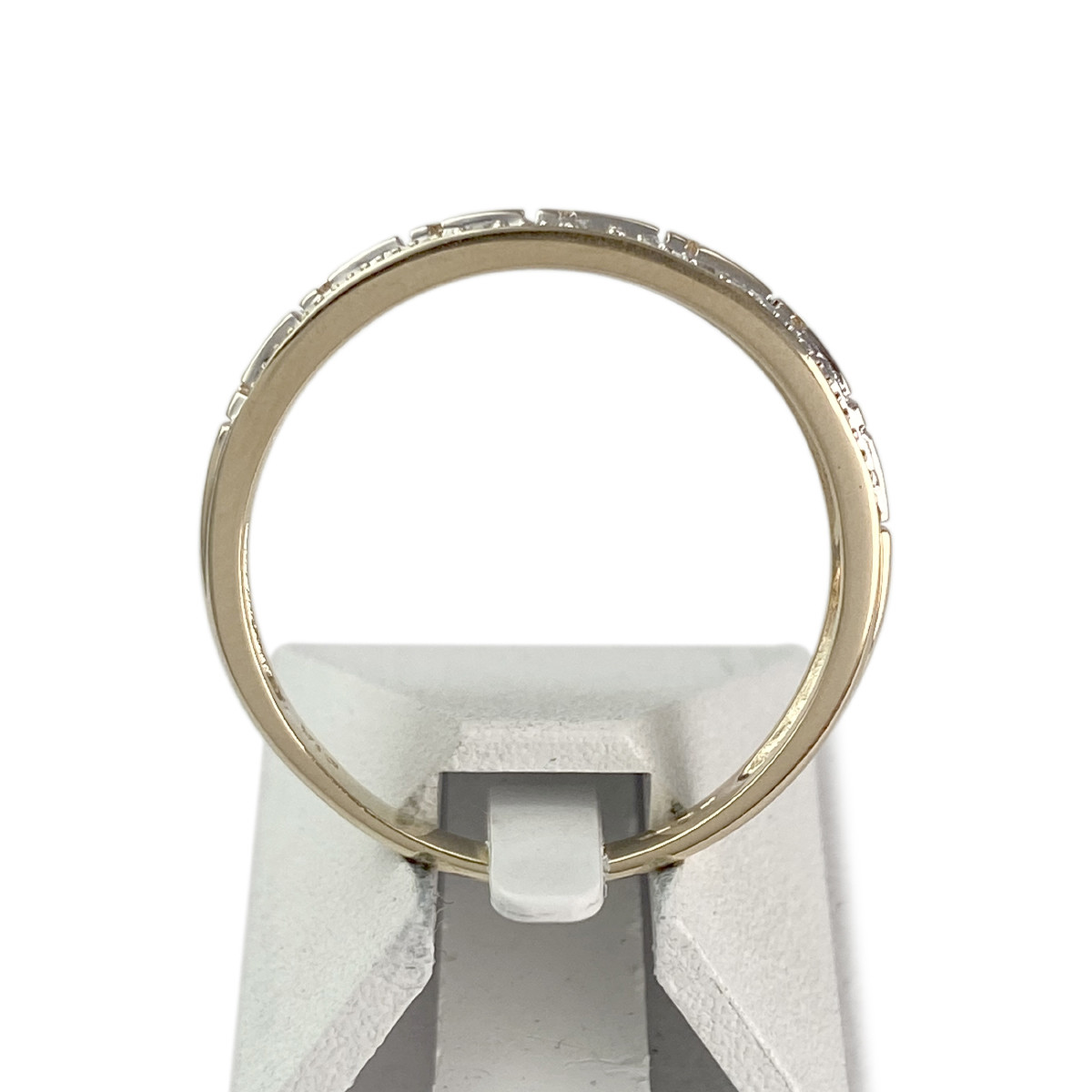 Bague d'occasion or 375 jaune diamant - vue 3