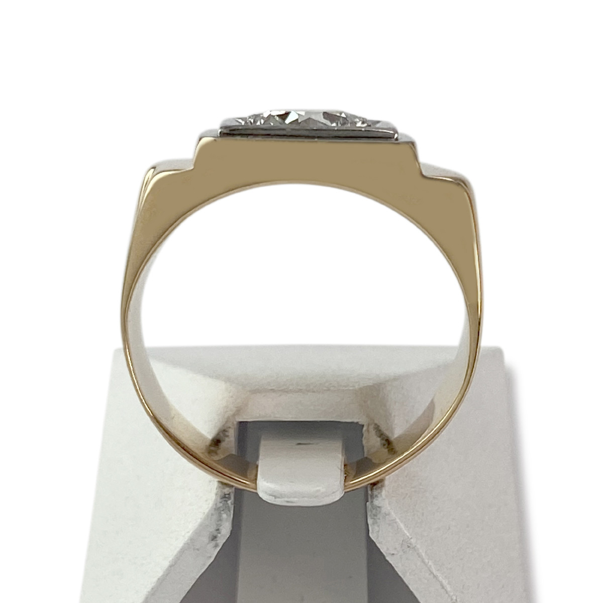 Bague d'occasion or 750 jaune diamant - vue 3