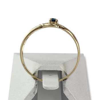 Bague d'occasion or 750 jaune saphir