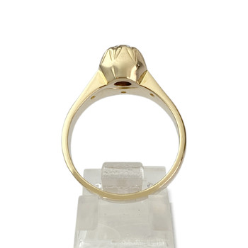 Duo bague d'occasion or 750 jaune diamants