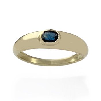 Bague d'occasion or 750 jaune saphir