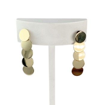 Boucles d'oreilles d'occasion or 750 jaune