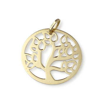 Pendentif d'occasion or 750 jaune arbre de vie
