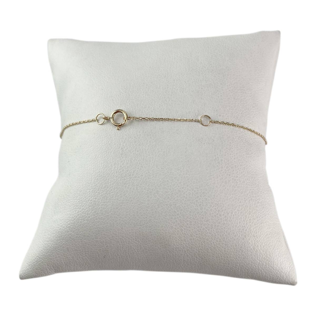 Bracelet souple d'occasion or 375 jaune diamant - vue 2