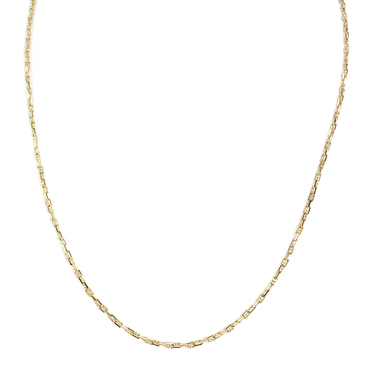 Chaîne d'occasion or 750 jaune maille marine