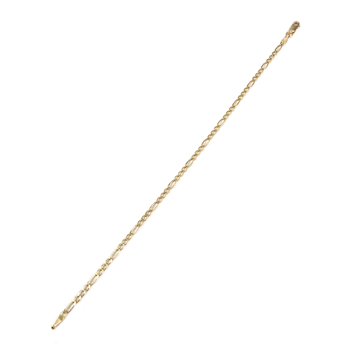 Bracelet souple d'occasion or 750 jaune maille cheval - vue 2