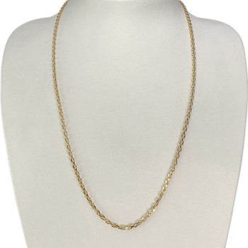 Chaîne d'occasion or 750 jaune maille forçat