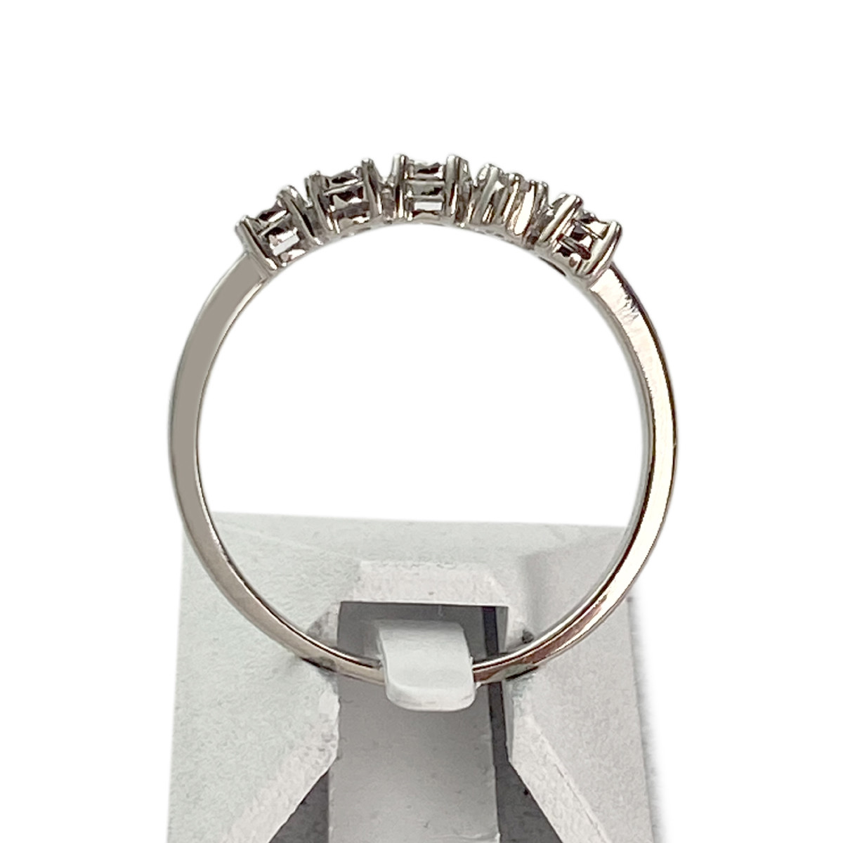 Bague d'occasion or 750 blanc diamant - vue 3