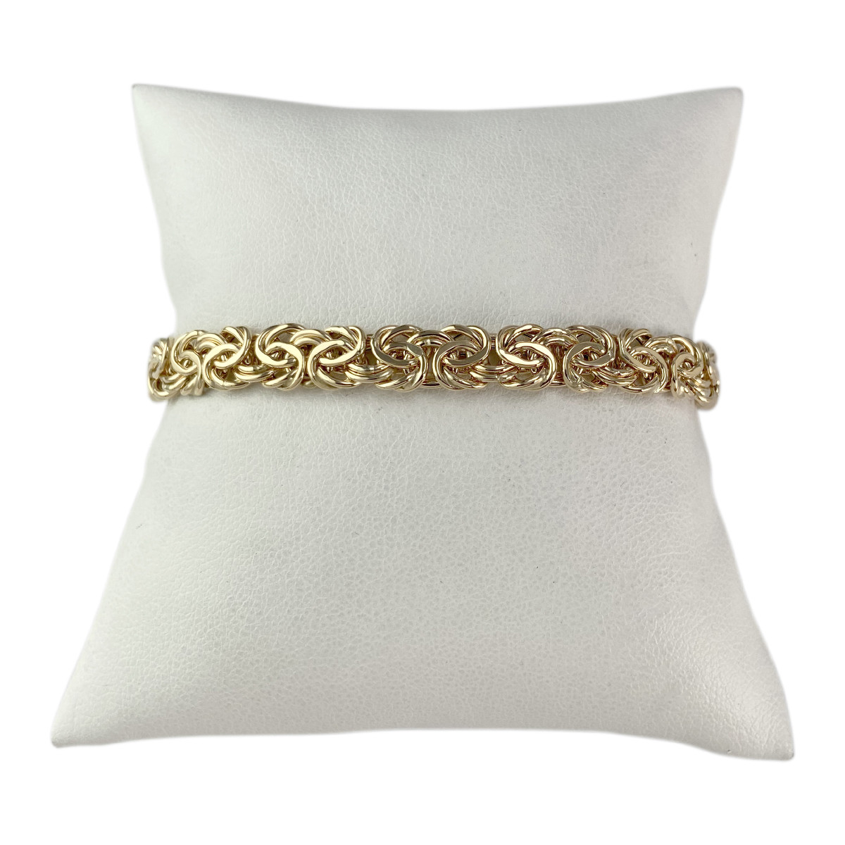 Bracelet d'occasion or 750 jaune maille royale 18,5 cm