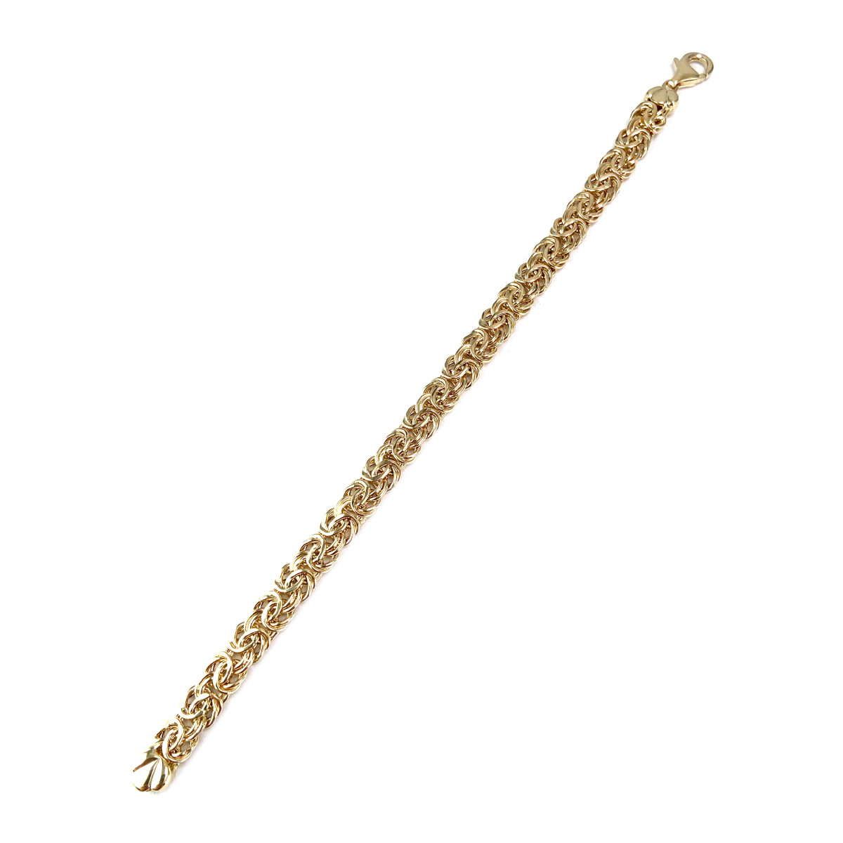 Bracelet d'occasion or 750 jaune maille royale 18,5 cm - vue 2