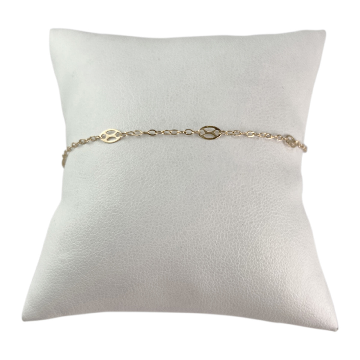 Bracelet d'occasion or 750 jaune 18 cm