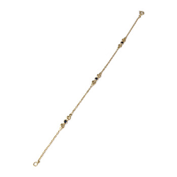 Bracelet d'occasion or 750 jaune saphir