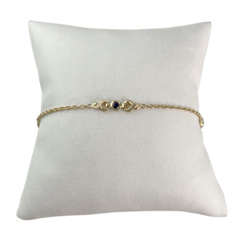 Bracelet d'occasion or 750 jaune saphir