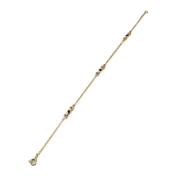 Bracelet d'occasion or 750 jaune saphir