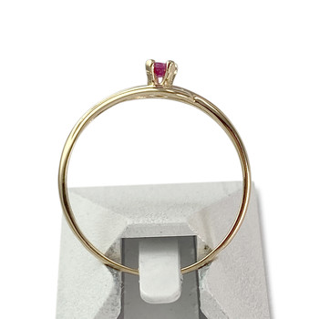 Bague d'occasion or 750 jaune rubis