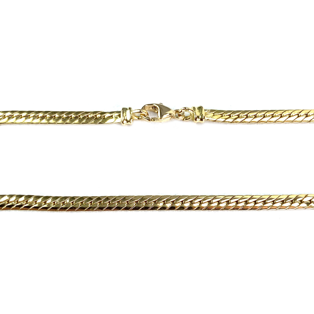 Collier d'occasion or 750 jaune maille anglaise - vue 3