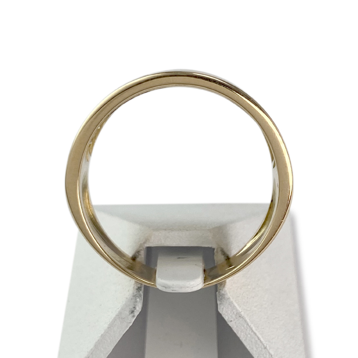 Bague d'occasion or 750 jaune diamant - vue 3