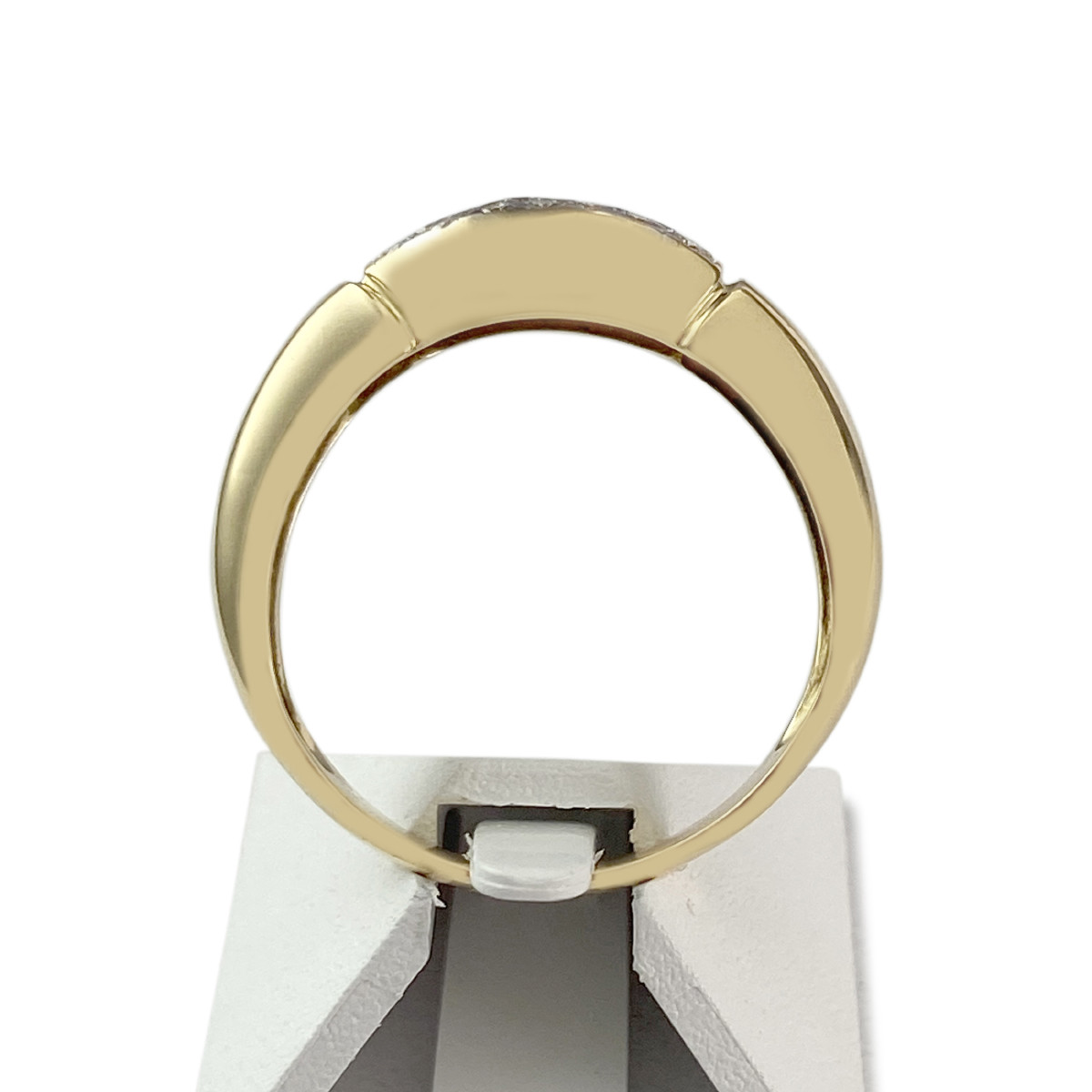 Bague d'occasion or 750 jaune diamant - vue 3