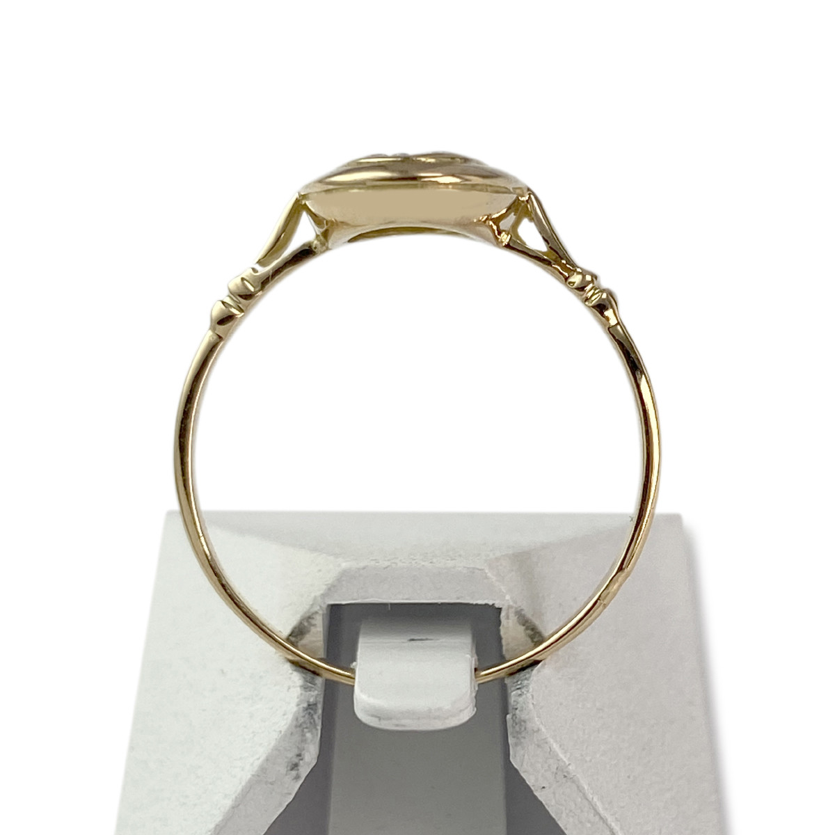 Bague d'occasion or 750 jaune diamant - vue 3