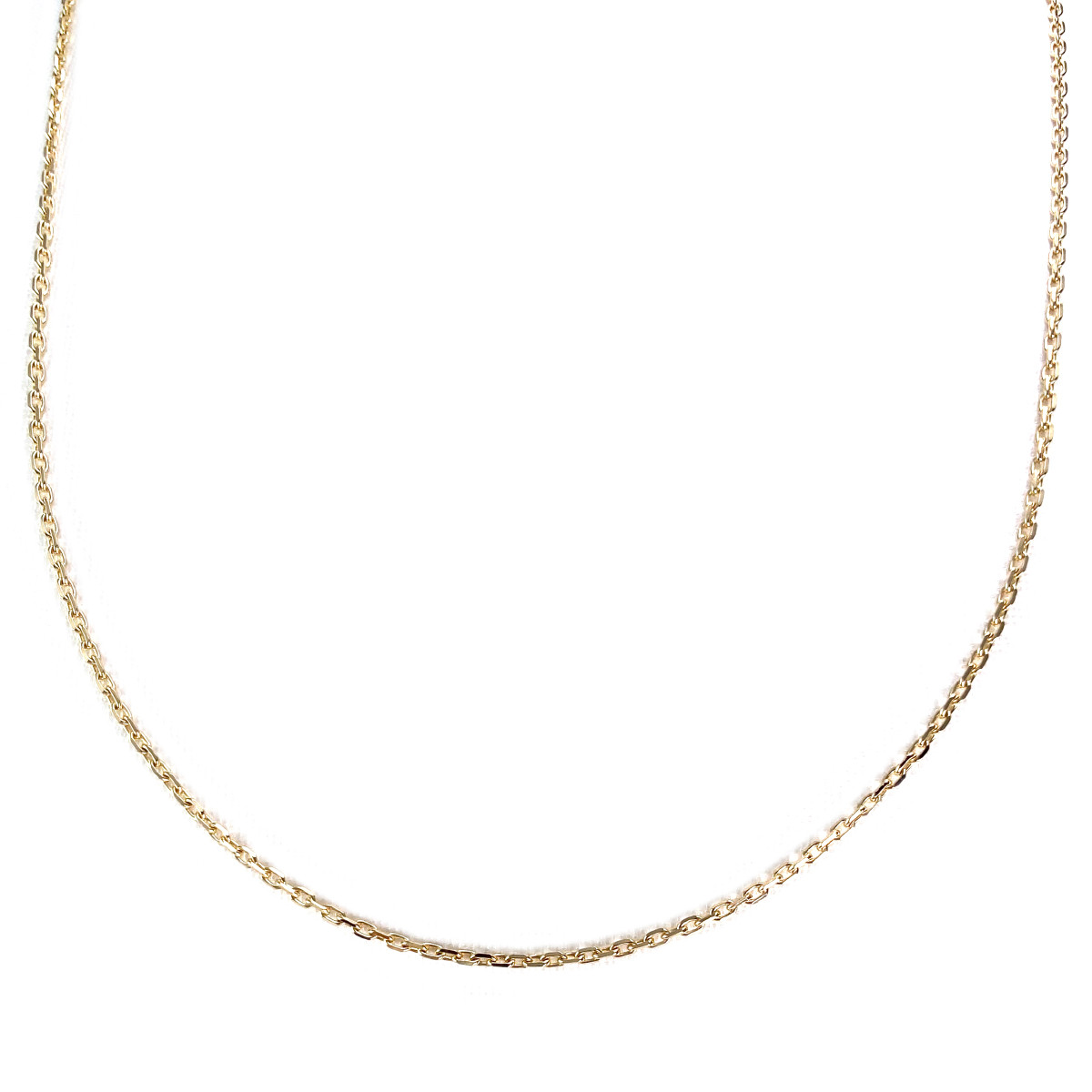Chaîne d'occasion or 750 jaune maille forçat