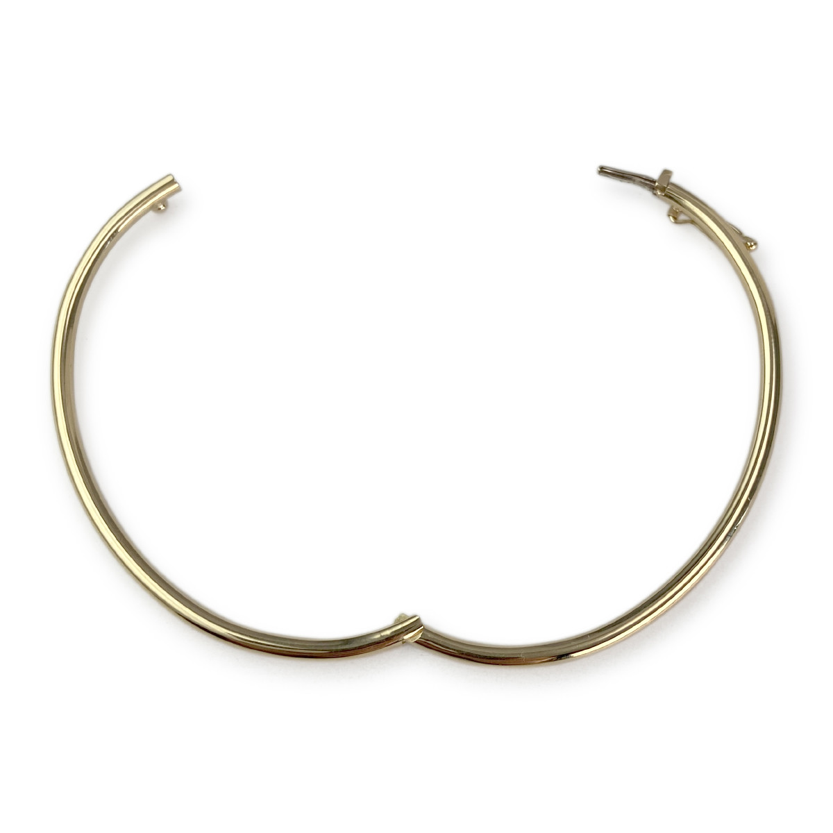 Bracelet jonc d'occasion or 750 jaune - vue 2
