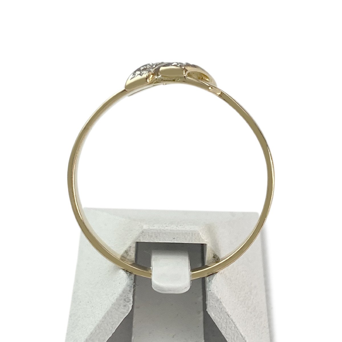 Bague d'occasion or 750 jaune diamant - vue 3