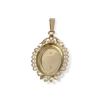 Pendentif d'occasion or 750 jaune grenat