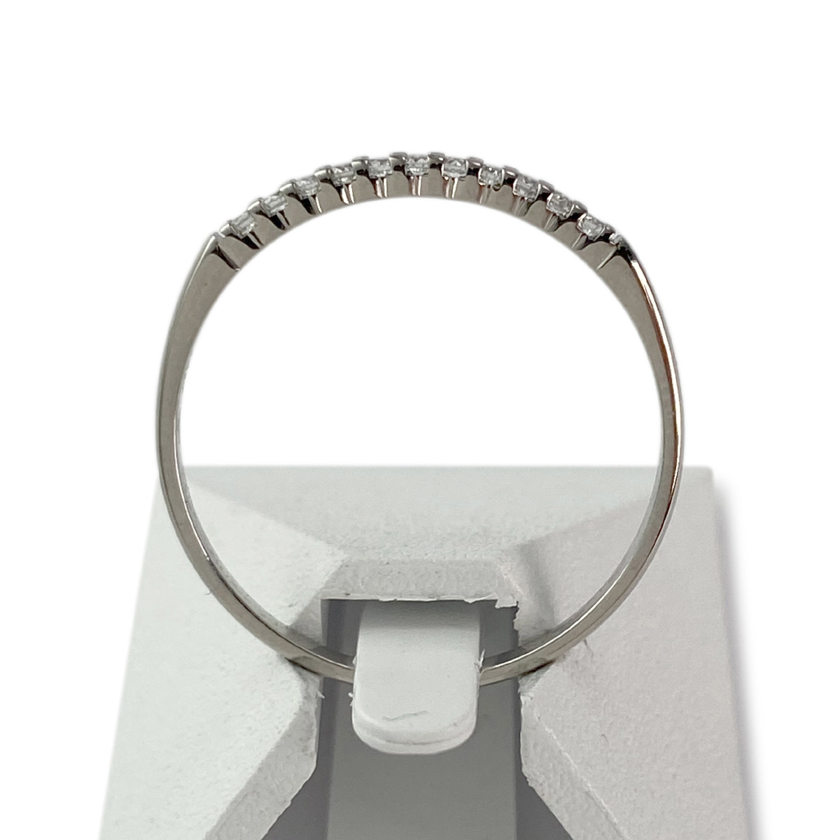 Bague d'occasion or 750 blanc diamant - vue 3