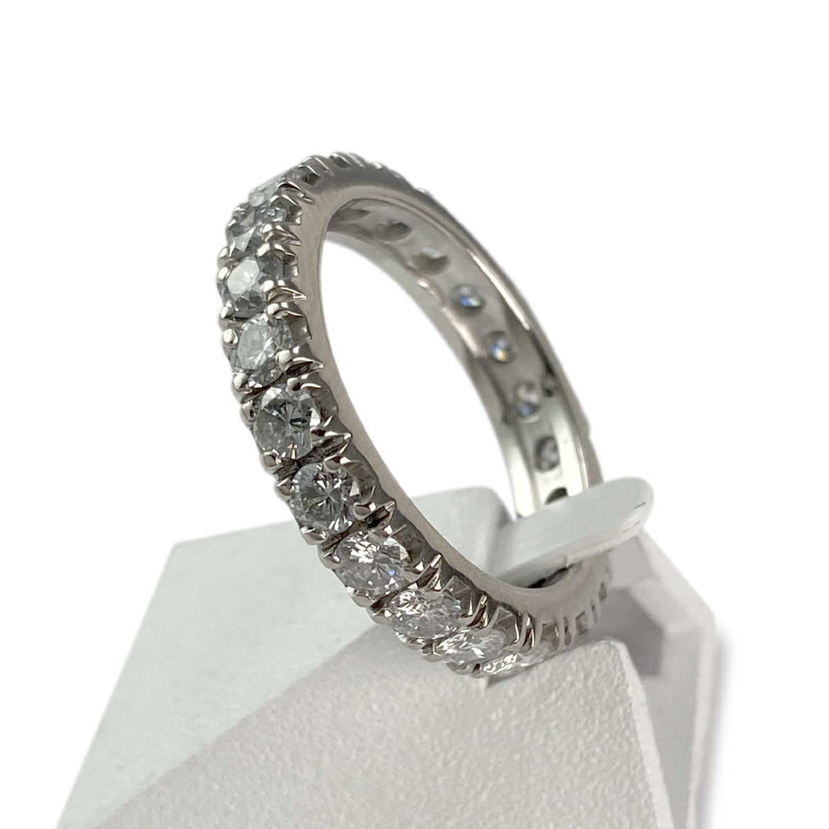 Alliance d'occasion or 750 blanc diamant - vue 2