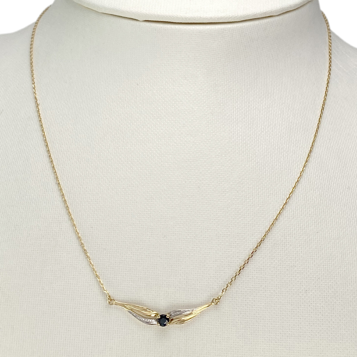 Collier d'occasion or 750 jaune saphir - vue 2