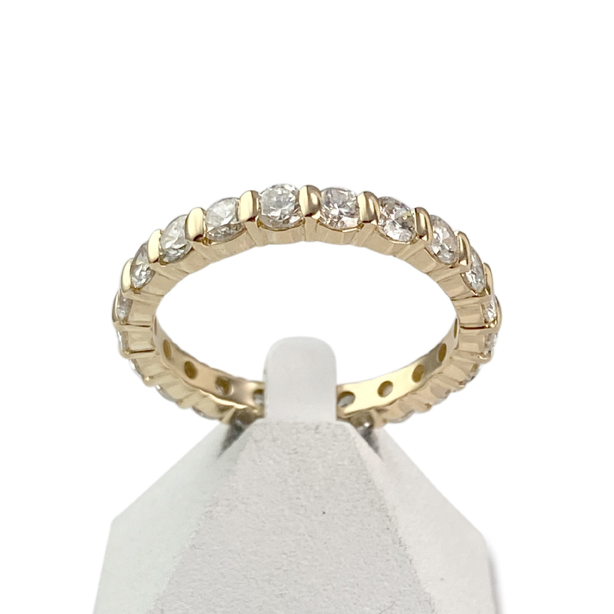 Bague d'occasion or 750 jaune diamant