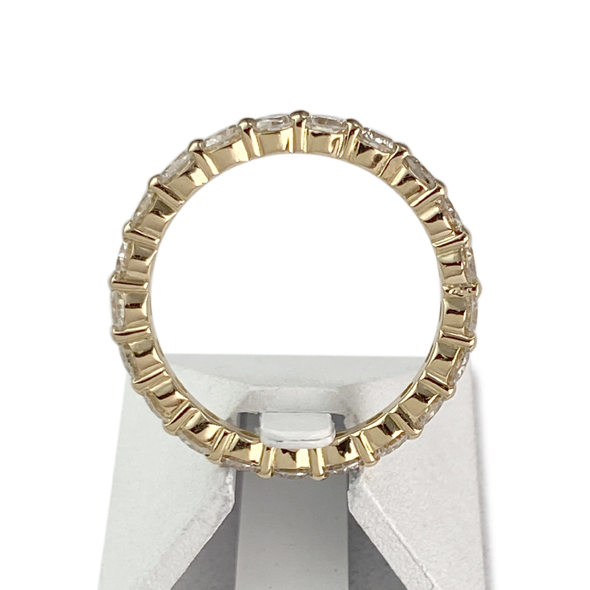 Bague d'occasion or 750 jaune diamant - vue 3