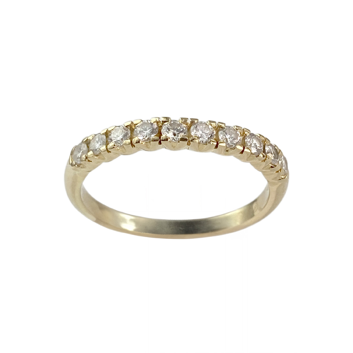 Bague d'occasion or 750 jaune diamant
