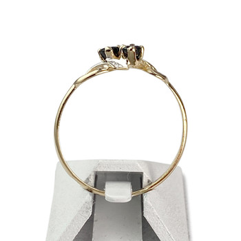 Bague d'occasion or 750 jaune saphirs