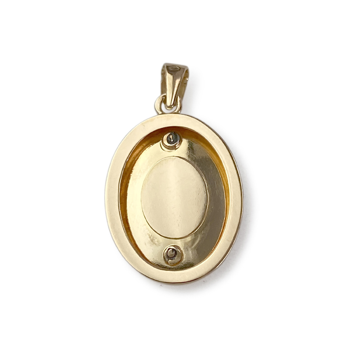 Pendentif d'occasion or 750 jaune fleur - vue 2