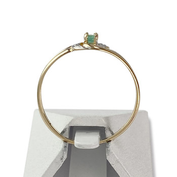 Bague d'occasion or 750 jaune émeraude