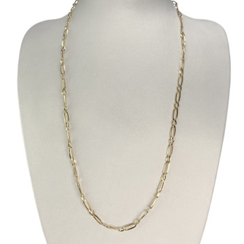 Chaîne d'occasion or 750 jaune cheval et alternée