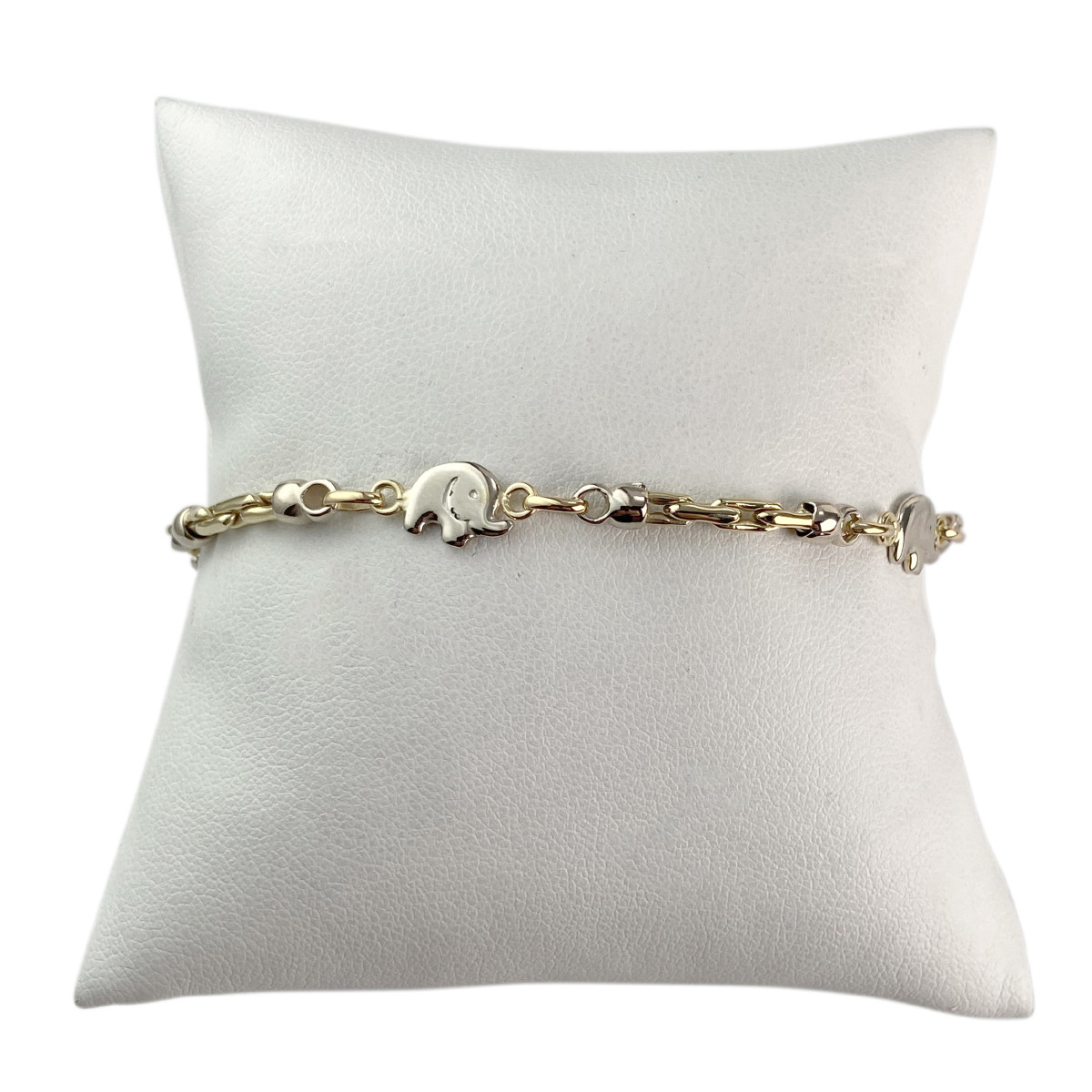 Bracelet d'occasion or 750 2 ors élephant