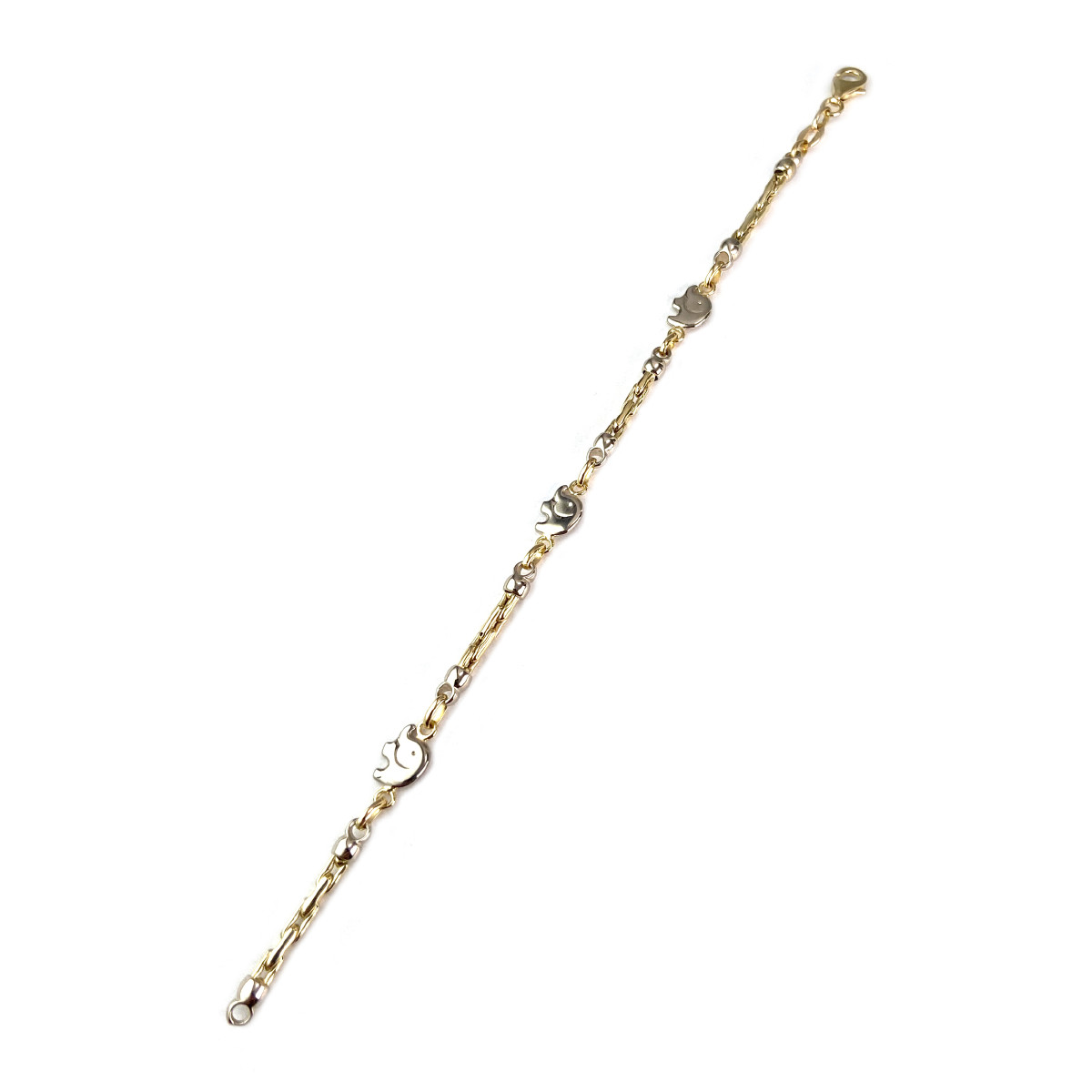 Bracelet d'occasion or 750 2 ors élephant - vue 2