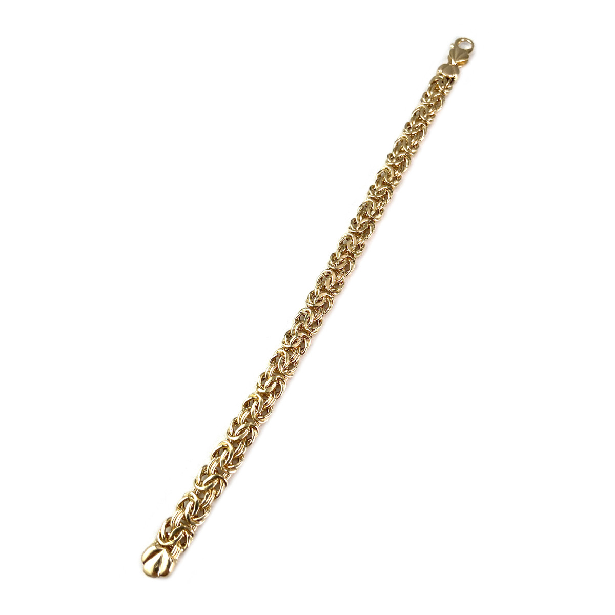 Bracelet d'occasion or 750 jaune maille royale - vue 2