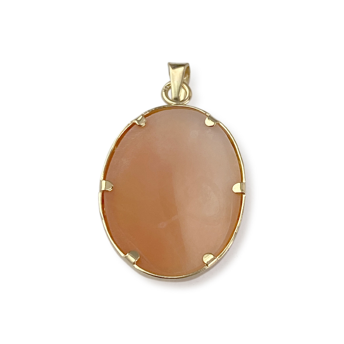 Pendentif d'occasion or 750 jaune camée - vue 2