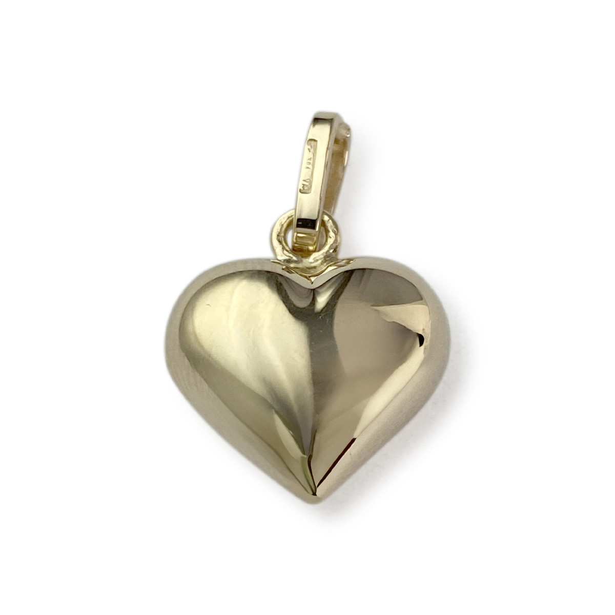 Pendentif coeur d'occasion or 750 jaune