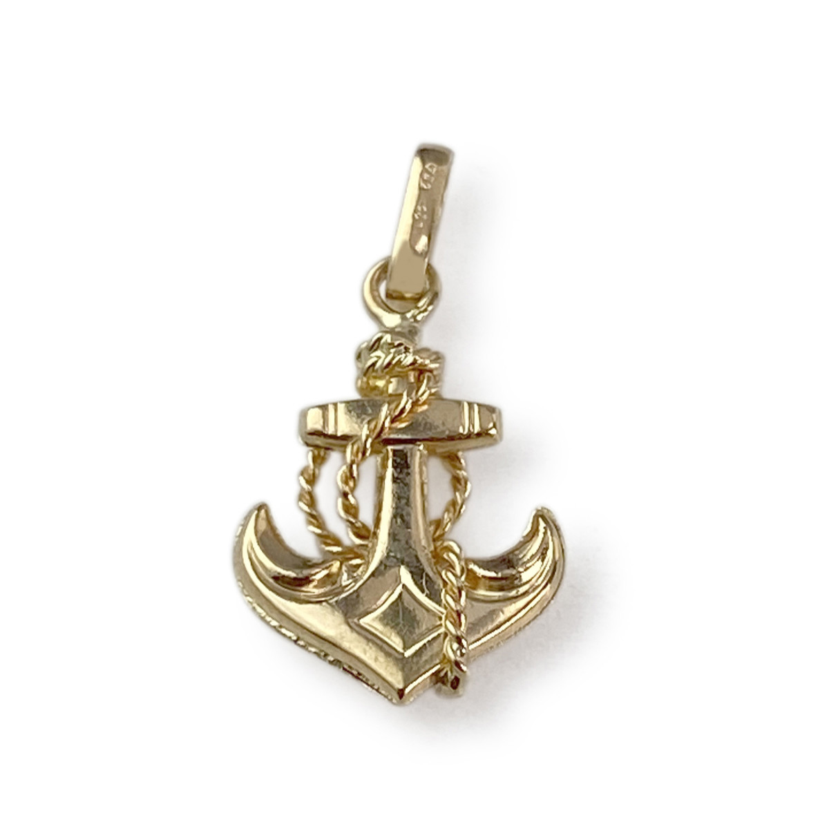 Pendentif d'occasion or 750 jaune ancre