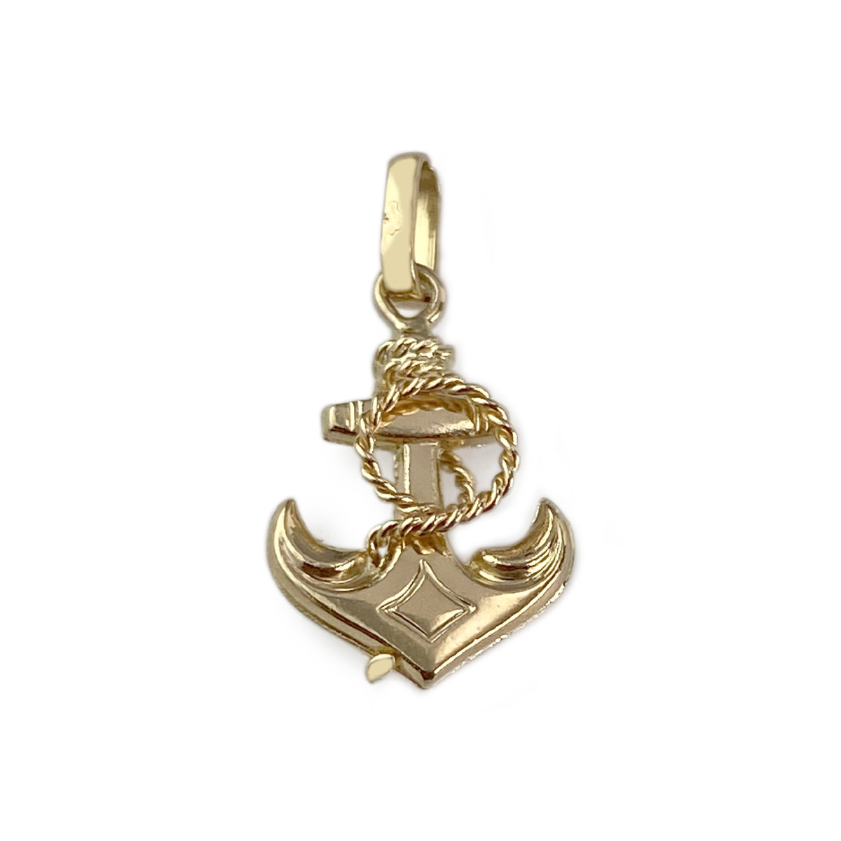 Pendentif d'occasion or 750 jaune ancre - vue 2