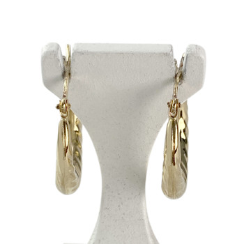 Créoles d'occasion or 750 jaune