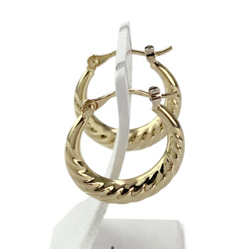 Créoles d'occasion or 750 jaune