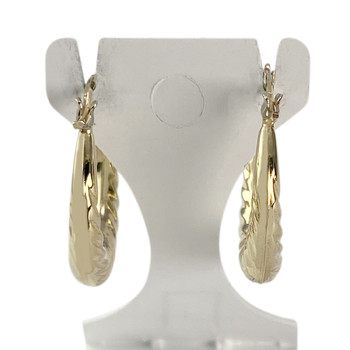 Créoles d'occasion or 750 jaune