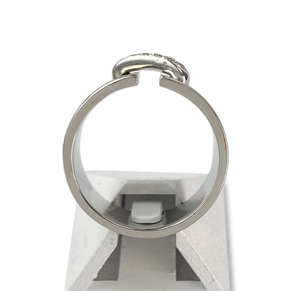 Bague d'occasion or 750 blanc diamant - vue 3
