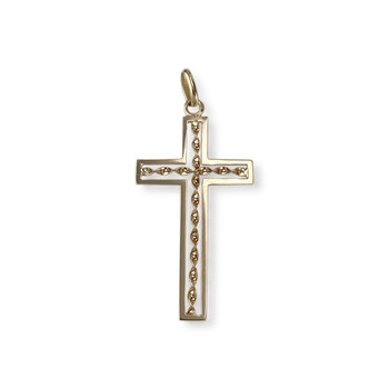 Croix d'occasion or 750 jaune