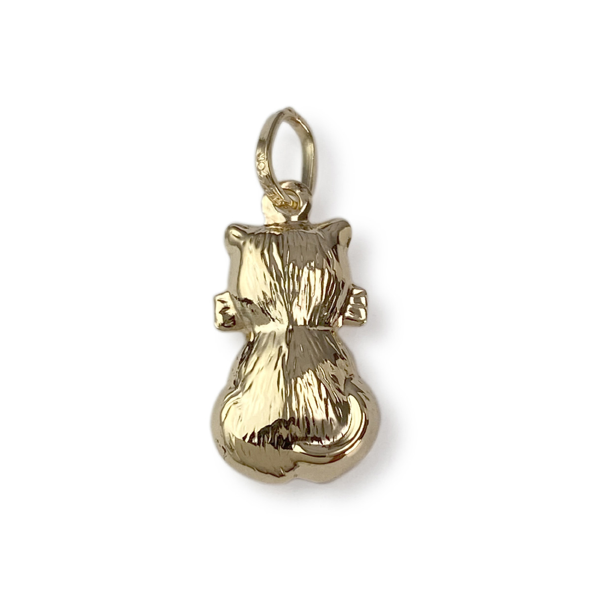 Pendentif d'occasion or 750 jaune chat - vue 2